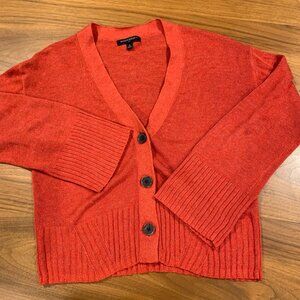 Banana Republic 3 Button Cardigan, Orange, Women's Medium